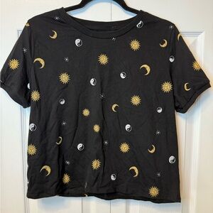 No Boundaries Black Graphic Tee